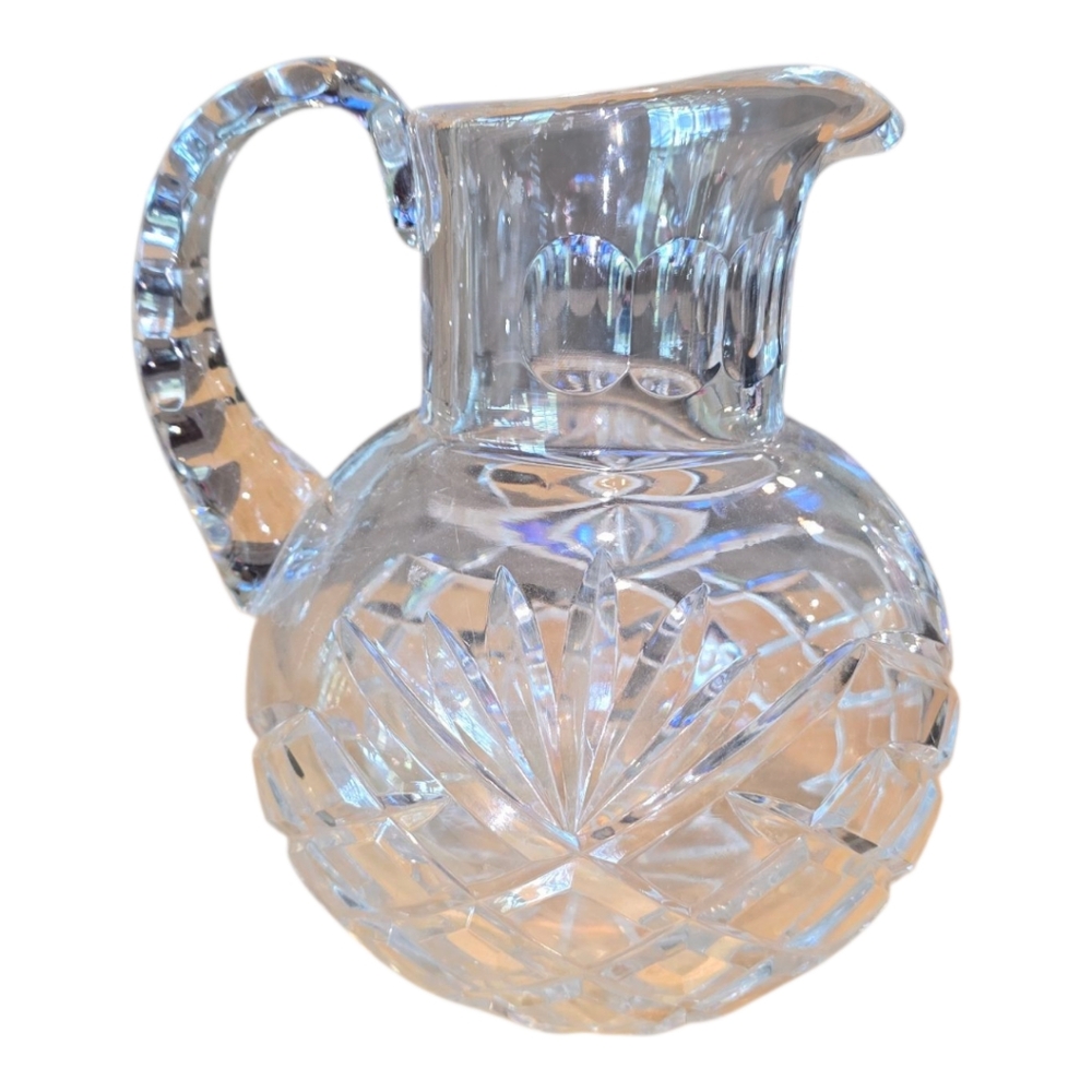 Gorham GOR14‎ 46oz Poland Cut Crystal Vintage Pitcher Ball Jug Glendale Style